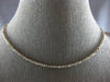 ESTATE 11.71CT GRAY DIAMOND 18KT WHITE GOLD BY THE YARD ETERNITY TENNIS NECKLACE