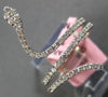 ESTATE .38CT DIAMOND 14KT WHITE GOLD 3D HAPPY SNAKE FUN RING