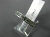 ESTATE .95CT BAGUETTE DIAMOND 14K WHITE GOLD SEMI ETERNITY ANNIVERSARY RING 1188
