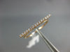 ESTATE .09CT DIAMOND 18KT ROSE GOLD 3D CLASSIC BAR RING