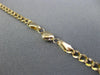 ESTATE LONG 14KT YELLOW GOLD 3D CLASSIC HEART LOVE LINK BRACELET #26015