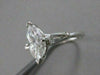 ESTATE 1.51CTW MARQUISE DIAMOND PLATINUM CLASSIC ENGAGEMENT RING EGL USA #18830