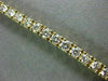 ESTATE 6.50CT ROUND CUT DIAMOND 18KT YELLOW GOLD CLASSIC TENNIS BRACELET #21747