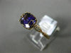 1.85CT DIAMOND & AAA AMETHYST 14K ROSE GOLD DOUBLE HEART OPEN FILIGREE LOVE RING