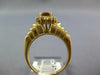 ESTATE 1.04CT DIAMOND & AAA CITRINE 14K YELLOW GOLD OVAL CLASSIC FRIENDSHIP RING