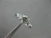 ANTIQUE .93CT DIAMOND PLATINUM SOLITAIRE FISHTAIL 5 STONE ENGAGEMENT RING #19022