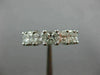 LARGE 5.06CT PRINCESS DIAMOND 14KT WHITE GOLD ETERNITY WEDDING ANNIVERSARY RING