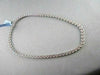 ANTIQUE 12.0CT WIDE 14KT WHITE ALL THE WAY AROUNG DIAMOND TENNIS NECKLACE