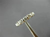 ESTATE .50CT DIAMOND 14KT WHITE GOLD 3D 5 STONE CHANNEL TENSION ANNIVERSARY RING