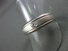 ESTATE .10CT DIAMOND 14K WHITE GOLD SOLITAIRE MENS WEDDING ENGAGEMENT RING #1283