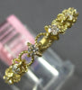 ESTATE .24CT DIAMOND 14KT YELLOW GOLD 3D 8 STONE SEMI ETERNITY ANNIVERSARY RING