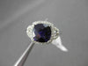 ESTATE 2.25CT DIAMOND & AAA EXTRA FACET AMETHYST 14KT WHITE 3D HALO DESIGN RING