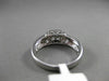 ESTATE .38CT PRINCESS & ROUND CUT DIAMOND 18KT WHITE GOLD FRIENDSHIP RING #18277