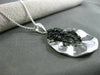 ESTATE LARGE 1.40CT DIAMOND 14KT WHITE GOLD 3D ETOILE HAMMER FLOATING PENDANT