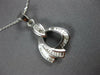 ESTATE .25CT DIAMOND 18KT WHITE GOLD 3D BAGUETTE TRIANGULAR FUN FLOATING PENDANT
