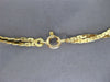 ESTATE 14KT YELLOW GOLD 3D CLASSIC ROPE HERRING BONE FUN BRACELET