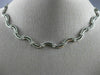 ESTATE 2.16CT ROUND DIAMOND 14K WHITE GOLD 3D CLASSIC DOUBLE WAVE NECKLACE #6869