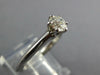 ESTATE .40CT DIAMOND PLATINUM 3D CLASSIC TIFFANY & CO SOLITAIRE ENGAGEMENT RING