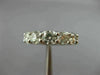 ESTATE LARGE 5.53CT ROUND DIAMOND PLATINUM 3D ETERNITY WEDDING ANNIVERSARY RING