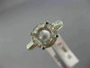 ESTATE .63CT DIAMOND 14K WHITE GOLD 9 STONE CHANEL WEDDING ANNIVERSARY RING 2419