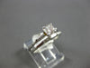 .65CT DIAMOND 14KT WHITE GOLD 3D ROUND & BAGUETTE ENGAGEMENT WEDDING RING SET