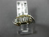 ESTATE .84CT EMERALD CUT DIAMOND 14KT WHITE & YELLOW GOLD ENGAGEMENT RING #3756
