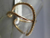 ESTATE WIDE .25CT ROUND DIAMOND 14KT ROSE GOLD 3D INFINITY X LOVE FUN RING