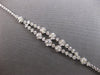 ESTATE WIDE 1.30CT DIAMOND 14KT WHITE GOLD GRADUATING 2 ROW FUN TENNIS BRACELET