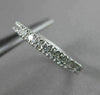 ESTATE .60CT DIAMOND 14KT WHITE GOLD ROUND STONE ETERNITY ENGAGEMENT RING #21626
