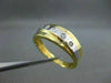 ESTATE WIDE .15CT DIAMOND 18KT WHITE & YELLOW GOLD ETOILE ANNIVERSARY RING 18834