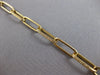 LARGE & LONG 1.58CT DIAMOND 14K YELLOW GOLD 3D CLASSIC OVAL LINK TENNIS BRACELET