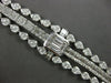 EXTRA LARGE 16.43CT DIAMOND 18KT WHITE GOLD MULTI SHAPE ROYAL COCKTAIL BRACELET