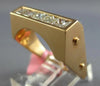 ESTATE WIDE 1.56CT DIAMOND 18KT ROSE GOLD 3D PRINCESS & OVAL MENS PINKY RING