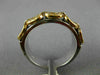 ESTATE WIDE .22CT DIAMOND 18KT WHITE & ROSE GOLD 3D SQUARE HALO ANNIVERSARY RING