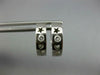 .16CT DIAMOND 14K WHITE GOLD ETOILE STAR HEART & MOON LOVE HUGGIE EARRINGS #1043