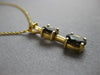 1.11CT DIAMOND & AAA SMOKY TOPAZ 14KT YELLOW GOLD OVAL & ROUND FLOATING PENDANT