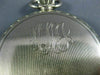 ANTIQUE LARGE HAMPDEN 14KT WHITE GOLD FILLED ROUND FILIGREE POCKET WATCH #26634