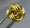 ESTATE 14KT YELLOW GOLD 3D CLASSIC LOVE KNOT MENS PIN