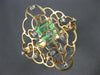 EXTRA LARGE .20CT DIAMOND 18K WHITE & ROSE GOLD OPEN FILIGREE ETOILE FLOWER RING