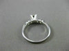 ANTIQUE .93CT DIAMOND PLATINUM SOLITAIRE FISHTAIL 5 STONE ENGAGEMENT RING #19022