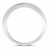 .11CT DIAMOND 14KT WHITE GOLD 3D ROUND FILIGREE SEMI ETERNITY ANNIVERSARY RING