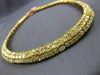 GIA EXTRA LARGE 69.17CT FANCY YELLOW DIAMOND 18KT YELLOW GOLD 3D TENNIS NECKLACE