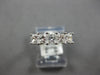.90CT DIAMOND 14KT WHITE GOLD 3D 5 STONE SHARED PRONG WEDDING ANNIVERSARY RING