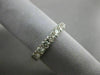 ESTATE .73CT DIAMOND 14KT WHITE GOLD 7 STONE CLASSIC SEMI ETERNITY WEDDING RING