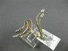 LARGE .69CT ROUND MARQUISE DIAMOND 18K ROSE GOLD MULTI ROW CRISS CROSS LEAF RING