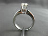 ESTATE 1.45CT ROUND DIAMOND 14KT WHITE GOLD SOLITAIRE ENGAGEMENT RING #22131