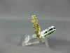 ESTATE .36CT DIAMOND 14K YELLOW GOLD 3D FLOWER FILIGREE WEDDING ANNIVERSARY RING