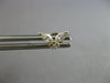 SMALL .31CT DIAMOND 14KT YELLOW GOLD 3D ROUND & MARQUISE BUTTERFLY STUD EARRINGS