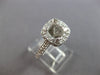 WIDE 1.35CT DIAMOND 14KT WHITE GOLD FILIGREE SEMI MOUNT ENGAGEMENT RING #28147