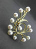 ESTATE LARGE 14KT YELLOW GOLD MIKIMOTO AAA SOUTH SEA PEARL BOW PIN BROOCH #23634